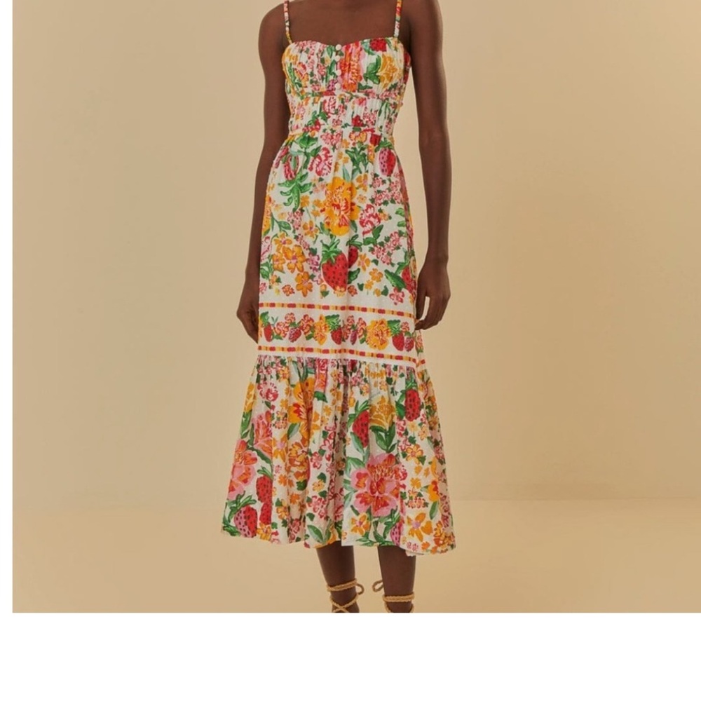 FARM Rio Multicolor Floral Maxi Dress
